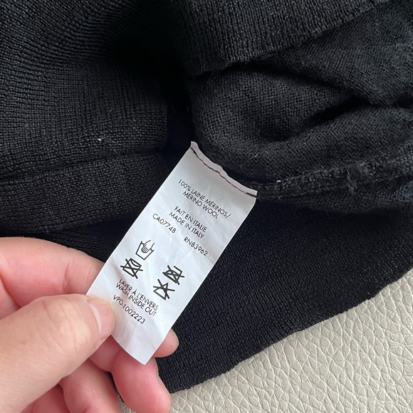 NWOT - Horst Men’s 100% Merino Wool Fine Knit Sweater - Made in Italy - Size L - Picture 6 of 6